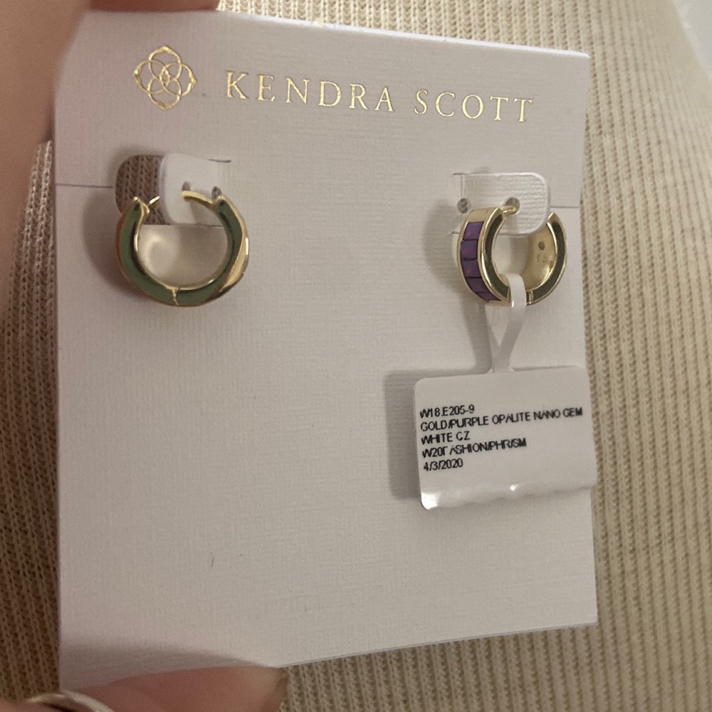 KS hoop earrings